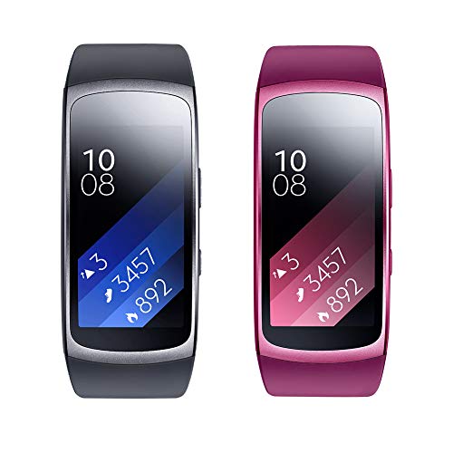 Soft Silicone Replacement Band for Samsung Gear Fit 2 - Wine Red, Small (5.5''-7.1'')