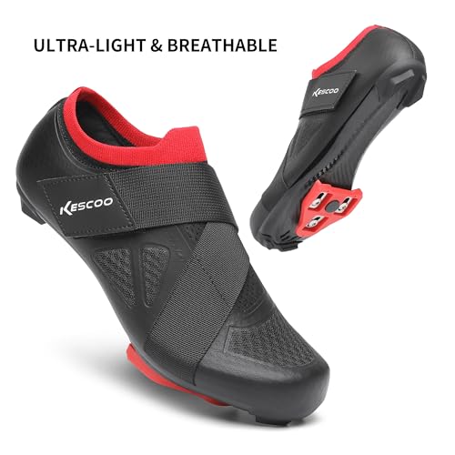 Indoor Cycling Shoes for Peloton & SPD - Black, Size 11.5 Women/9.5 Men