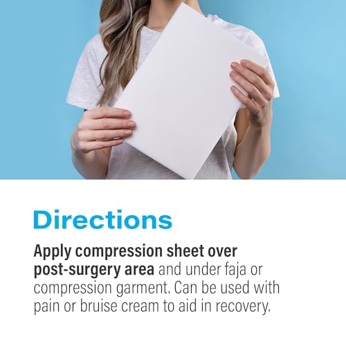Bruizex Lipo Foam Pads - Post-Surgery Compression Recovery Boards, 3-Pack