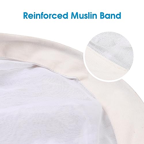 RESTCLOUD 12in Butterfly Net with 36.2in Extend & Detachable Push-Fit Handle, Crushable Pocket Net