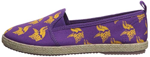 Minnesota Vikings Women's Espadrille Canvas Shoes - Small