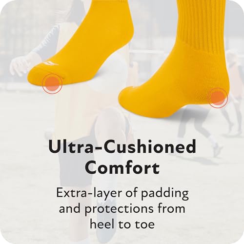 Over-the-Calf Soccer Athletic Performance Socks - Royal Blue, Small