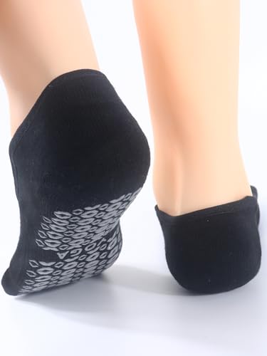Non-Slip Grip Pilates Yoga Socks for Women - Black