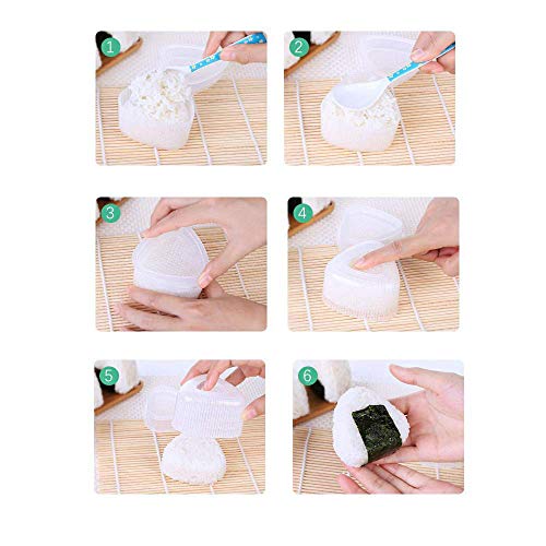 Triangle Sushi Mold Set - Non-Stick DIY Rice Press - 2Pcs