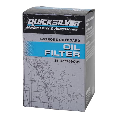 Quicksilver Oil Filter for Mercury Verado 6-Cylinder Outboards | Marine Engine Replacement