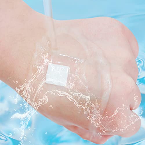 100pcs Clear Round Adhesive Bandages - 1 Inch Wound Care