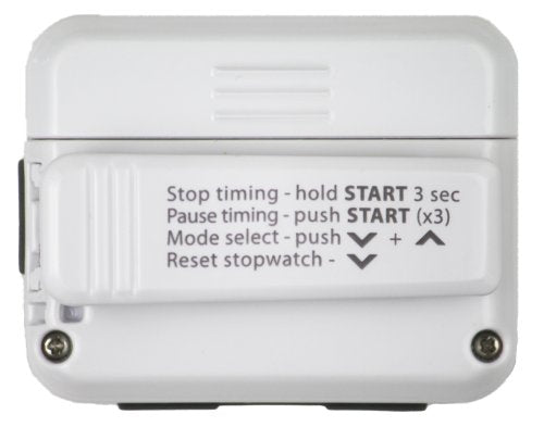 Compact Interval Timer & Stopwatch - White/Gray Gloss