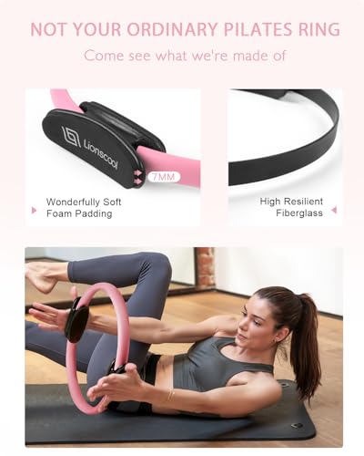 Pilates Ring Set with Mini Ball, Resistance Bands & Socks
