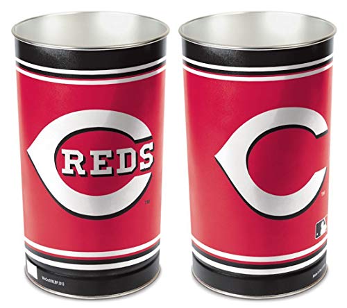 Cincinnati Reds Tapered Wastebasket - Perfect for Rec Rooms