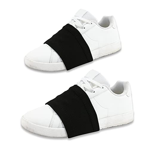 Non-Slip Shoe Socks for Dancing on Smooth Floors - Medium Black