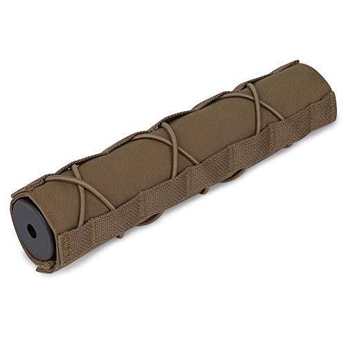 Tactical Airsoft Suppressor Cover - 8.66 Inch Nylon - CB