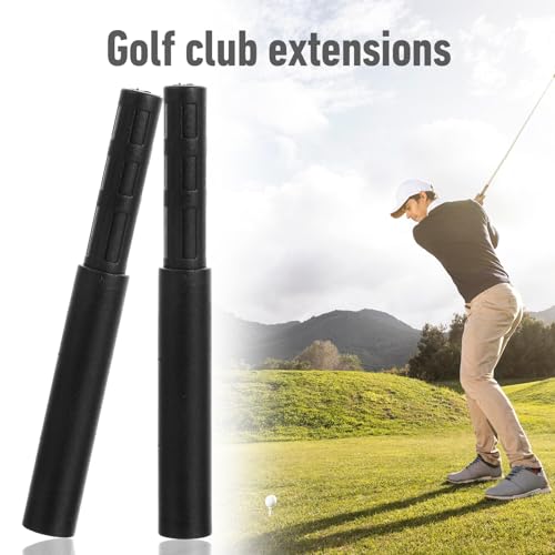 4 Pcs Golf Club Shaft Extensions for Iron and Wood - Black