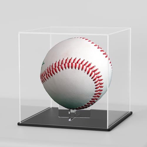 Clear Acrylic Ball Display Stand - 3-Pack for Baseball, Golf & Softball