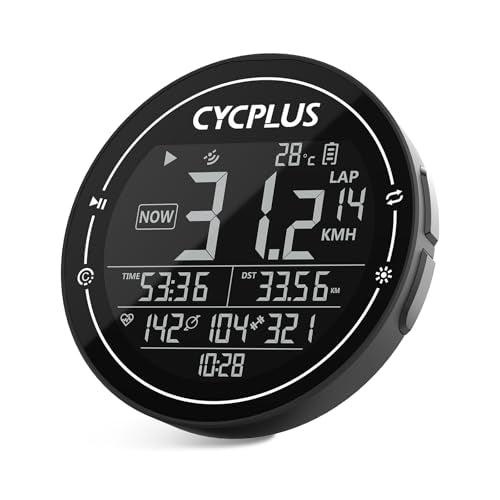 GPS Wireless Bike Computer M2 - 2.5" LCD, Bluetooth, Black