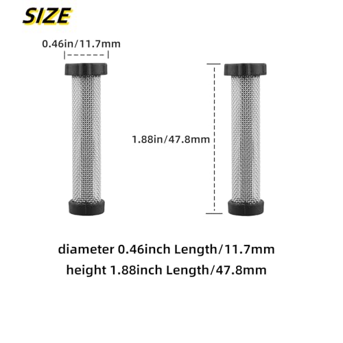 10 Pack 288747 40-Mesh Manifold Filters, Paint Sprayer Replacement Parts Compatible with Graco Magnum X5, X7, XR5, XR7, XR9, ProX7, ProX9, ProX17, ProX19, ProX21