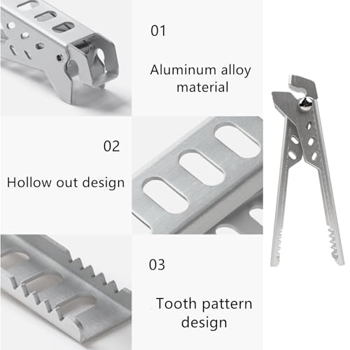 Camping Pot Gripper Clip - Lightweight Aluminum Alloy Tool