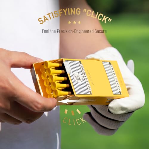 3.25" Bamboo Golf Tees with Depth Marking - 10 Pack Gift Box