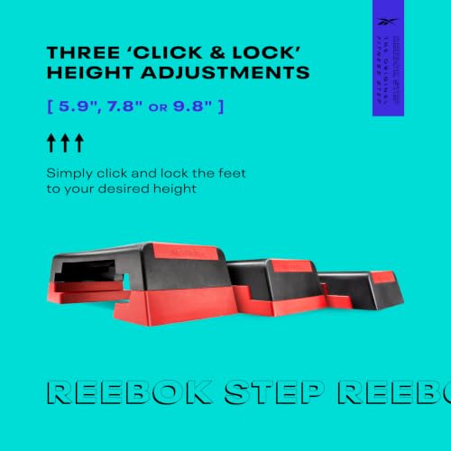 Adjustable Aerobic Step Platform for HIIT & Cardio - Red