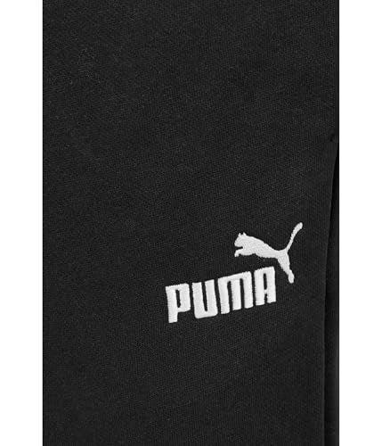 PUMA Men's Essentials No.1 Logo Cuffed Sweatpants - Black, Large