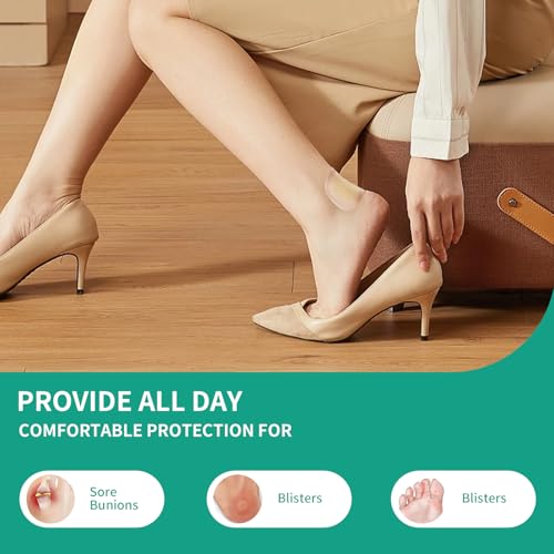 Gel Blister Bandages Cushions - 24Pcs Water Resistant Hydrocolloid
