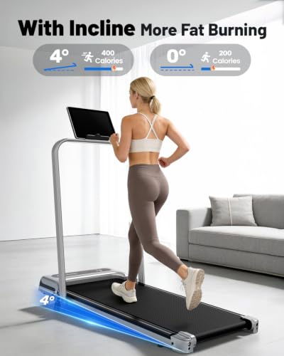 Under Desk Treadmill with LED Display & Remote Control