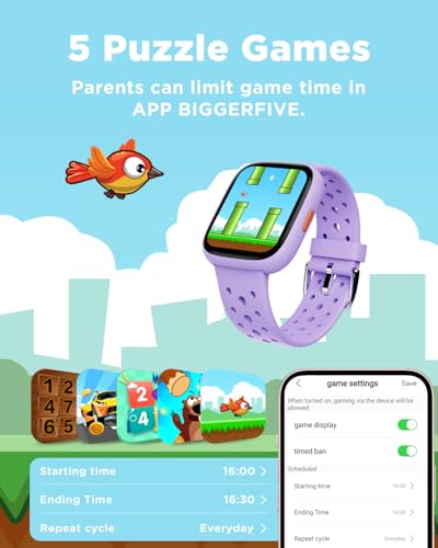 Kids Smart Watch with Fitness Tracker - 1.8" Lilac