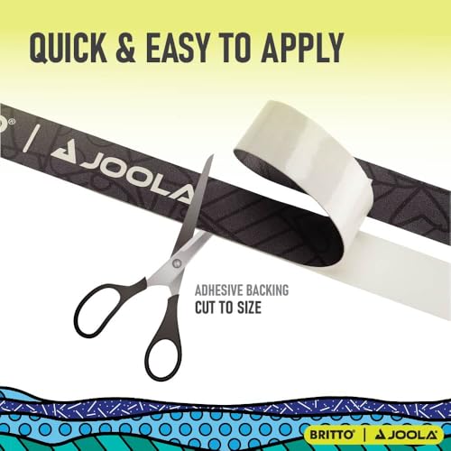 Pickleball Paddle Edge Guard Tape - 18mm Black - JOOLA x Britto