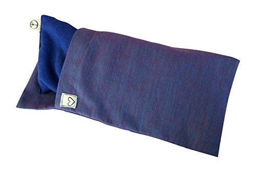 Unscented Flax Eye Pillow Gift Set - Purple Amethyst - 4x8.5