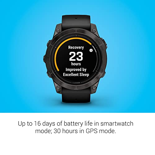 Garmin epix Pro (Gen 2) Sapphire Edition Smartwatch - 47mm Carbon Gray