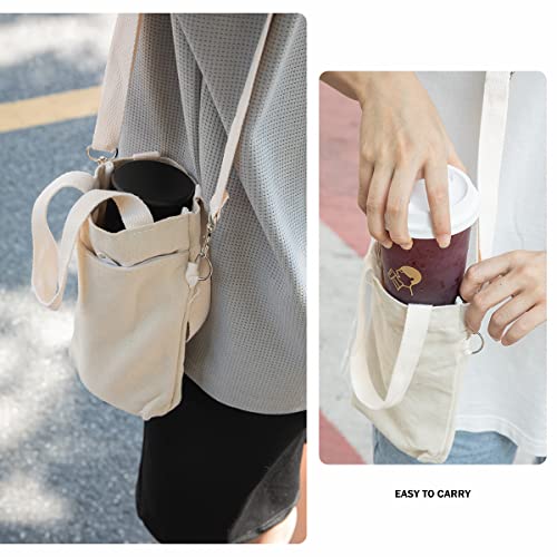Insulated Water Bottle Carrier Bag - Portable Tote with Handle