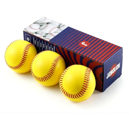 Professional Training Baseball - Synthetic Leather Cover, Yellow