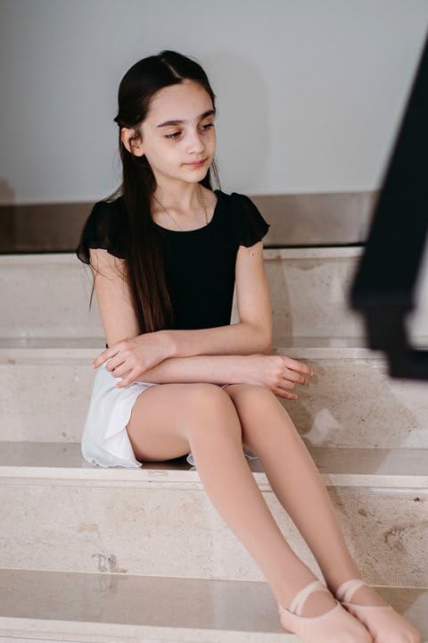 Stelle Girls' Pro Dance Tights - Ultra Soft Ballet Footed Design | Available in Toddler to Big Kid Sizes