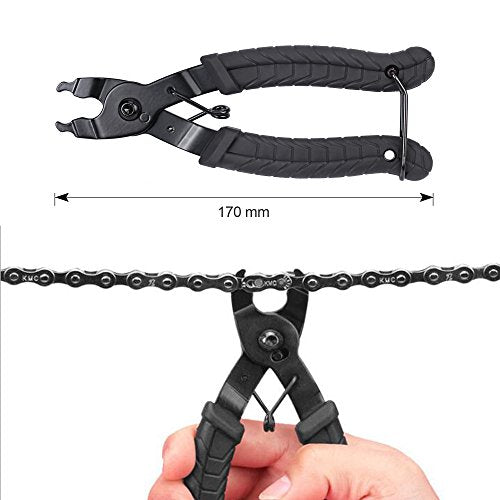 Oumers Bike Master Link Plier Tool, 2 in 1 Bicycle Chain Quick