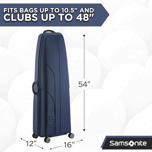 Lightweight Golf Travel Bag - Durable Hard Case with Wheels