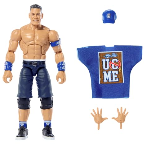 WWE John Cena Action Figure Collector's Edition - Elite Series 119, Retirement Tour, Authentic Poseable Toy