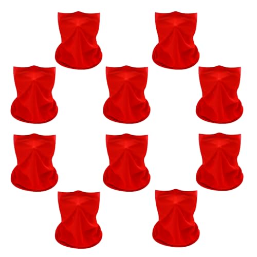 Cutewing No5r / 10 Multi-Color Neck Gaiter Face Mask Buffs - Versatile Sport & Outdoor Headwear