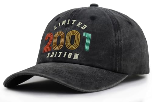 Limited 2001 Edition Baseball Cap for Men Women Adjustable Cotton Hat