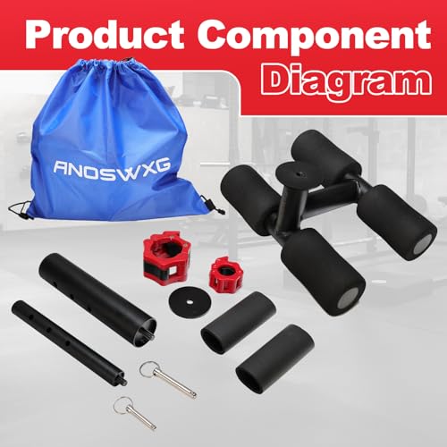 Tib Bar for Tibialis Training - Strengthen Calves & Ankles - Black, 1" & 2"