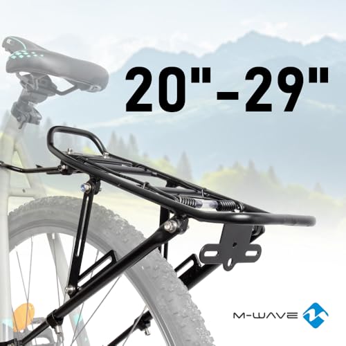 M-Wave M-Wave 440174 One-4-All Luggage Rack, 20-29-Inch, Aluminium, Black