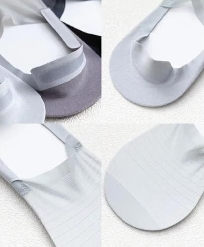 5 Pairs Velthentic Invisible Silk Socks for Women Breathable