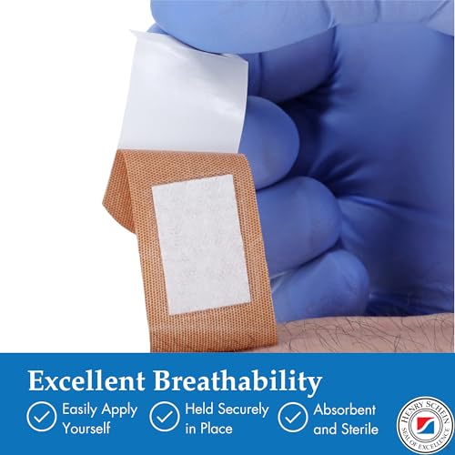 Sterile Adhesive Fabric Bandages 1" x 3" - 100 Count