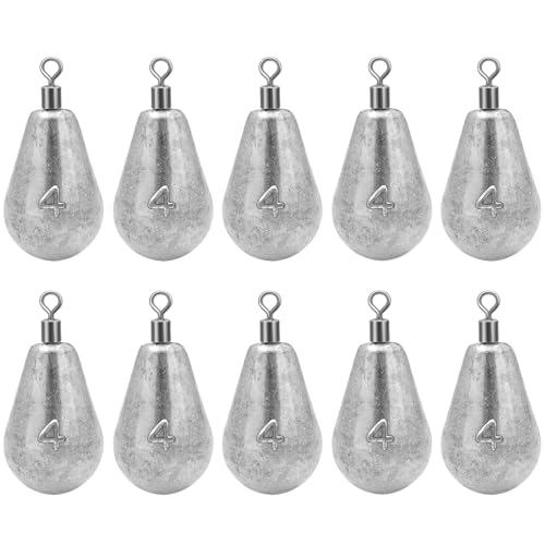 Fishing Weights - Long Casting Swivel Bell Sinkers 1/2oz - 10pcs