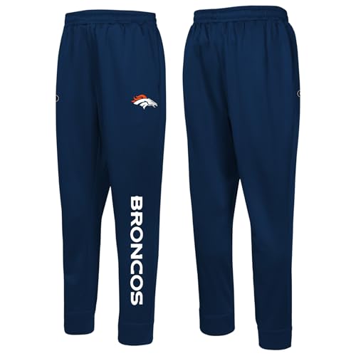 NFL Men's Side Line Elastic Tech Jogger - Denver Broncos Medium