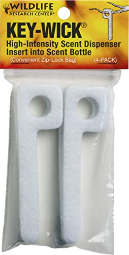 Key-Wick Scent Dispenser - 8-Pack for Deer Attraction