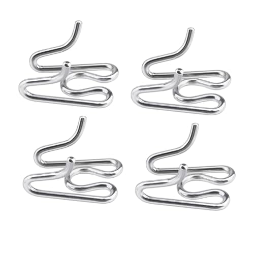 Dog Collar Extension Links - 2.25mm Silver, 4 Pack