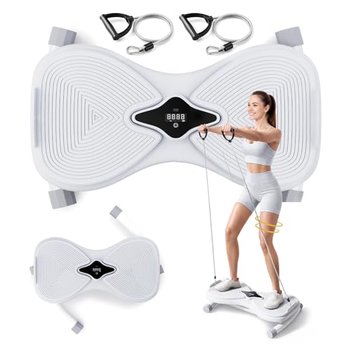 Waist Twister Machine with Rechargeable Battery - Grey