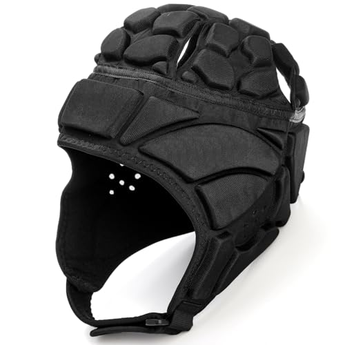 ZENFUN XL Rugby Helmet Shell Headgear for Soccer, Extra Large Padding