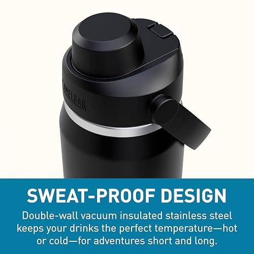CamelBak Thrive Chug 25oz Insulated Water Bottle, Black