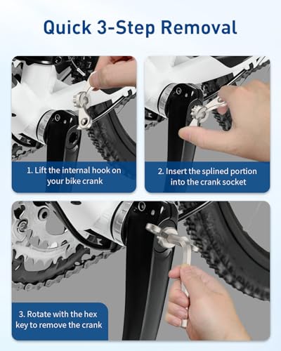 Bicycle Headset Press Tool with Crank Arm Removal Tool