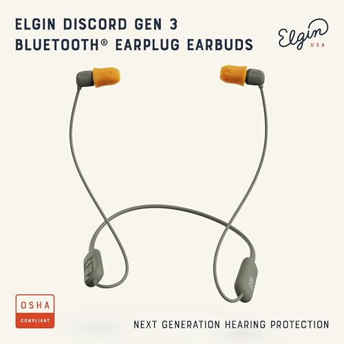 Bluetooth Earplug Headphones - Gen 3, 31dB Noise Isolation